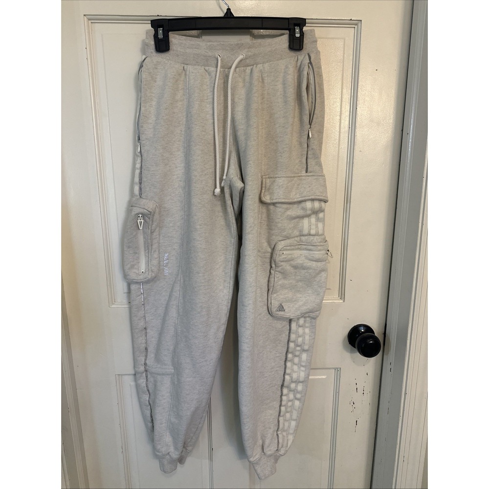 Adidas X Ivy Park Women's Activewear‎ Pants XS Gray Cargo Logo